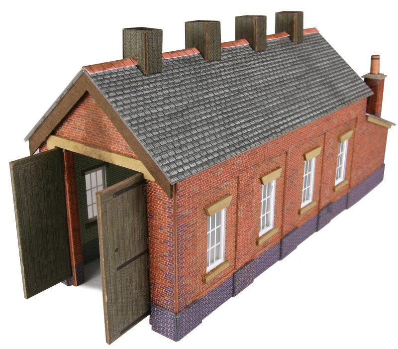 PN931 Single track engine shed - brick